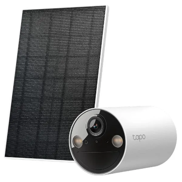 Tapo 2K Solar-Powered Security Camera with Kit - White | Tapo C410 KIT