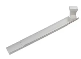 Thermwell GWS3W White Adjustable 6 Foot Flip Up Extendable Downspout Extender - Quantity of 1