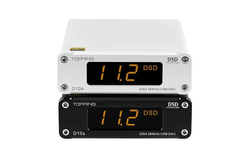 TOPPING D10s Hi-Res USB DAC ES9038Q2M 32Bit/384kHz DSD256 XMOS XU208 HiFi Decoder