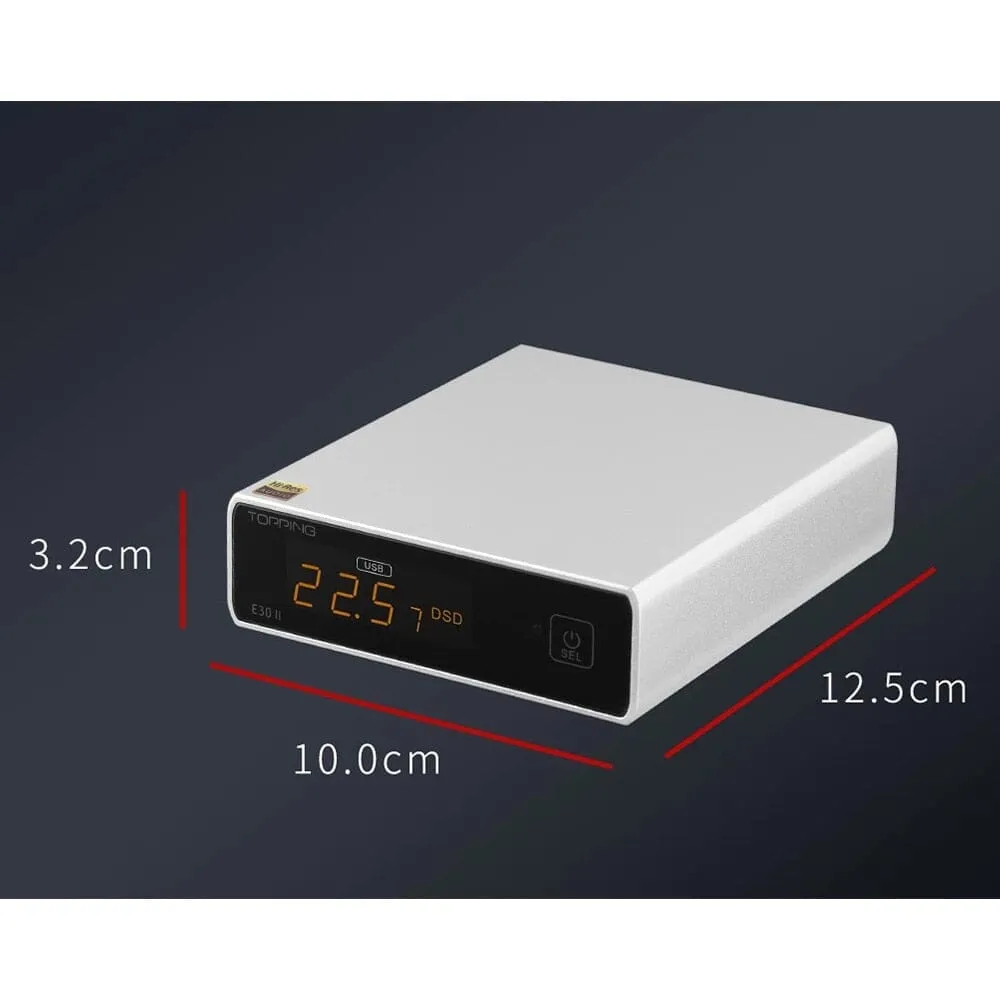 TOPPING E30 II 2× AK4493S Decoder DAC With Remote Control Hi-Res Decoder