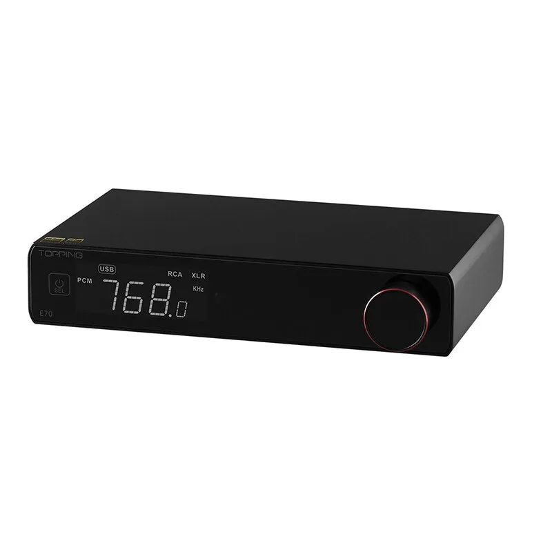 TOPPING E70 ES9028Pro DAC XU316 Bluetooth 5.1 Decoder Support 32Bit/768kHz DSD512