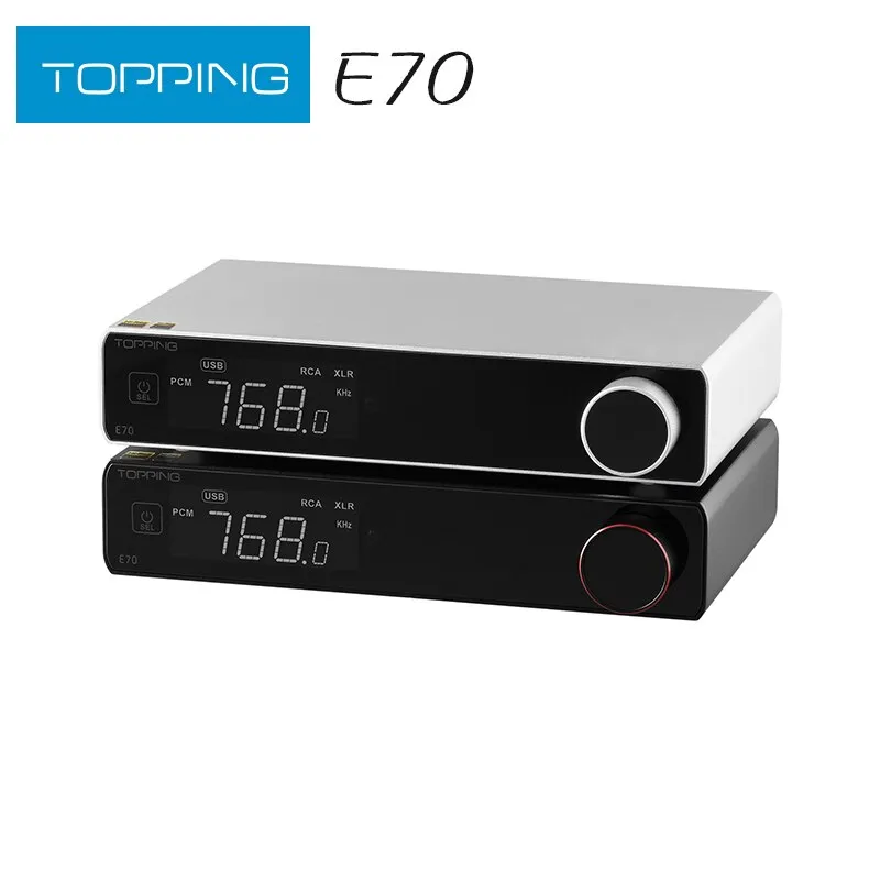 TOPPING E70 ES9028Pro DAC XU316 Bluetooth 5.1 Decoder Support 32Bit/768kHz DSD512