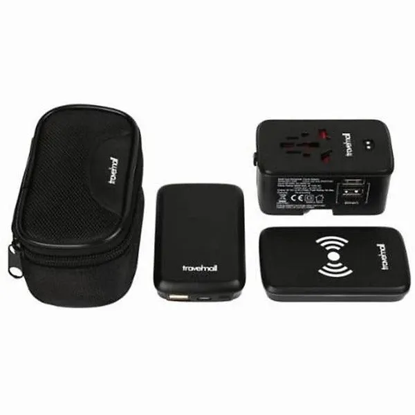 Travelmall 3in1 Adaptor with Wireless Charger & 4000mAh Battery