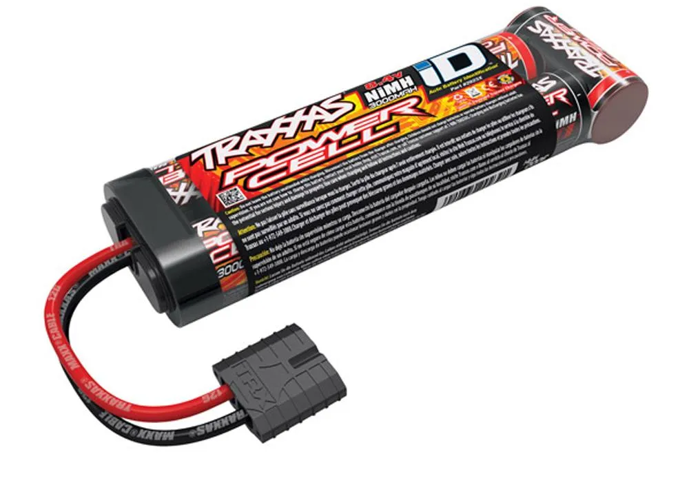 Traxxas 1/10 Slash 2WD Robby Gordon 3000 mAh NiMH 8.4V iD Battery & 4 Amp Charger