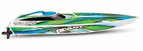 Traxxas 38104-1-GRN Blast: High Performance Race Boat Green