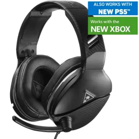 Turtle Beach Recon 200 Universal Headset Headphones Microphone XBOX PS4 PS5 Black