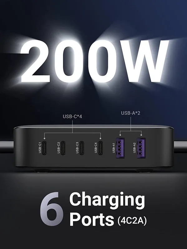 Ugreen 40915 Gan Nexode 200W Desktop Charger