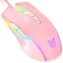 USB RGB Optical Gaming Mouse - 6400dpi (Pink)