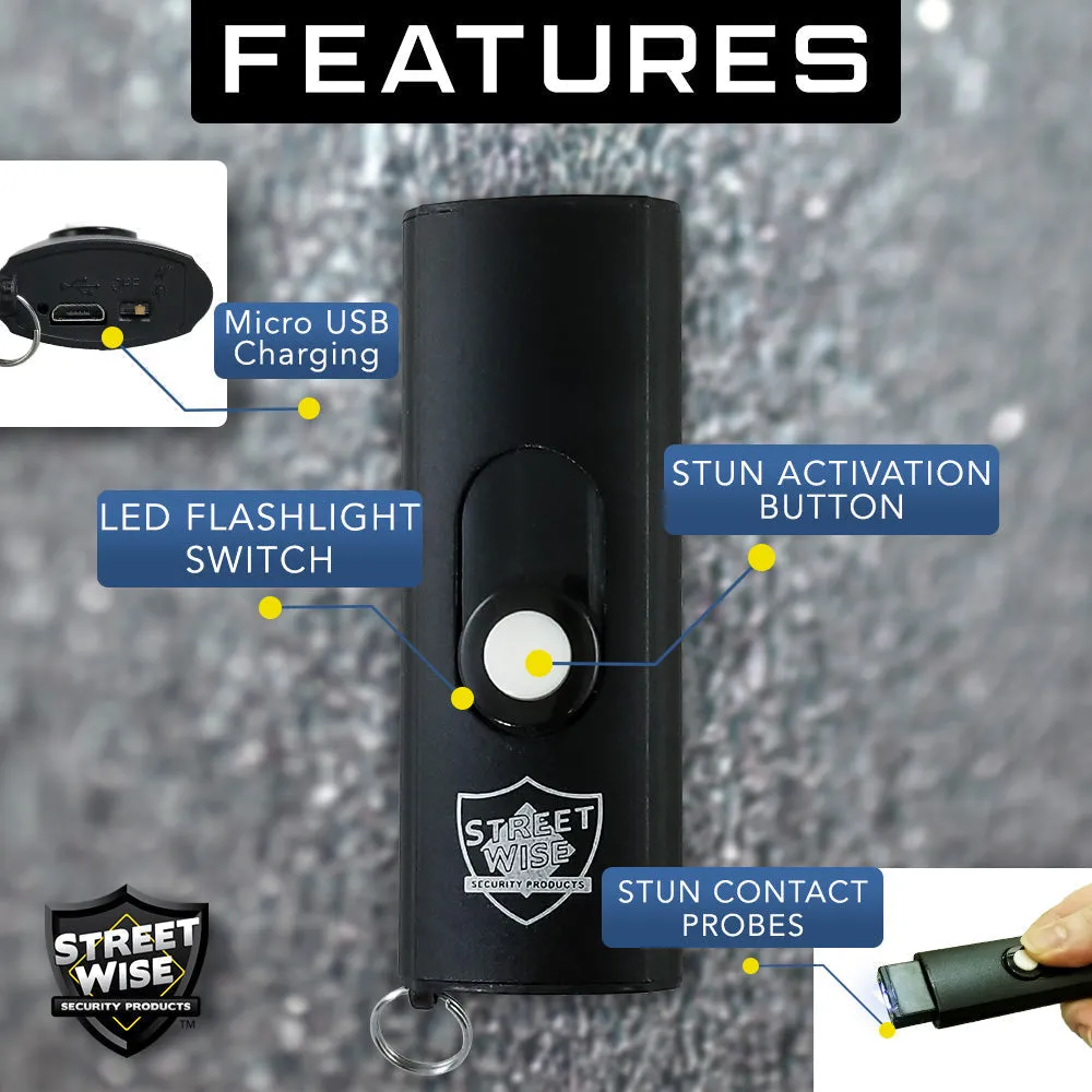 USB Secure 22,000,000* Keychain Stun Gun