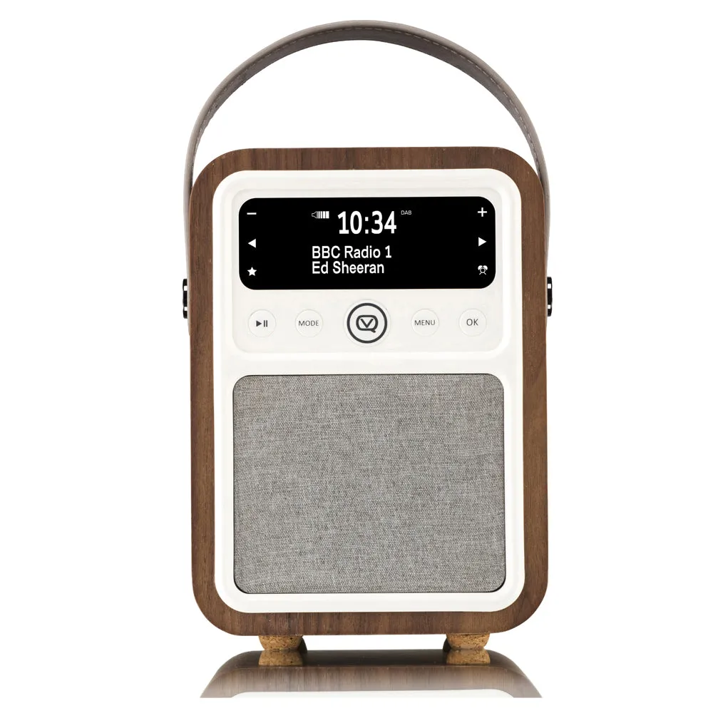 VQ Monty DAB  Portable Radio with Bluetooth Speaker (Walnut)