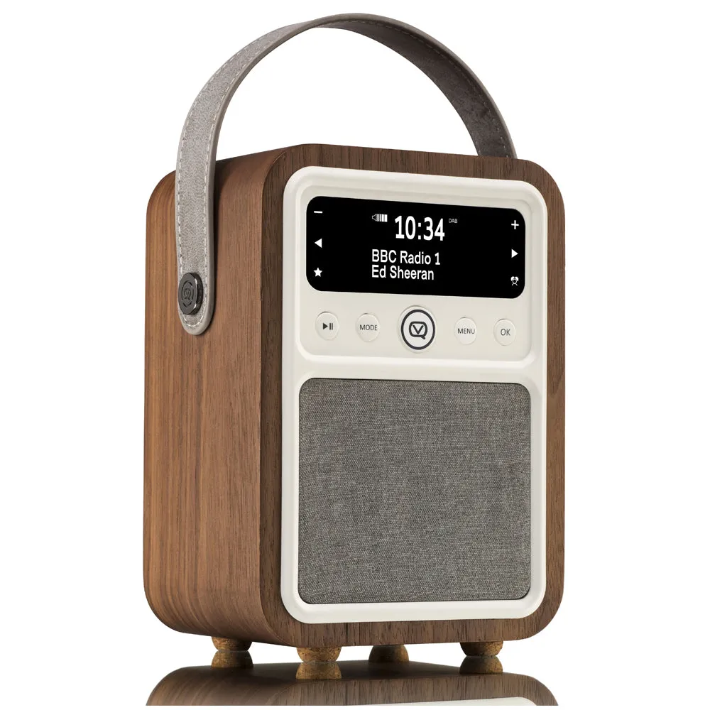 VQ Monty DAB  Portable Radio with Bluetooth Speaker (Walnut)