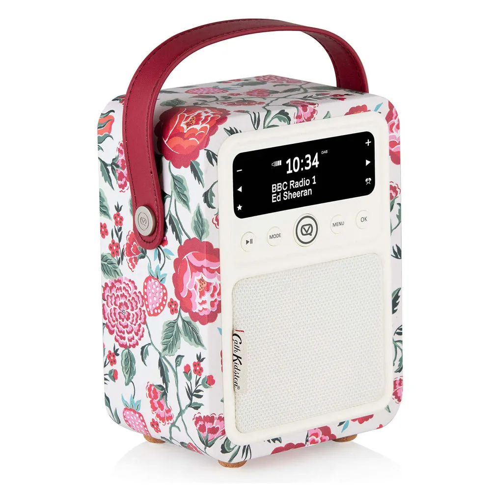 VQ Monty DAB  Radio with Bluetooth Speaker by Cath Kidston (Strawberry Garden)