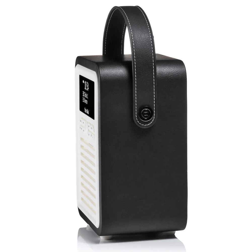 VQ Retro Mini DAB  Portable Radio with Bluetooth Speaker (Black)