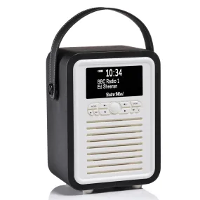 VQ Retro Mini DAB  Portable Radio with Bluetooth Speaker (Black)