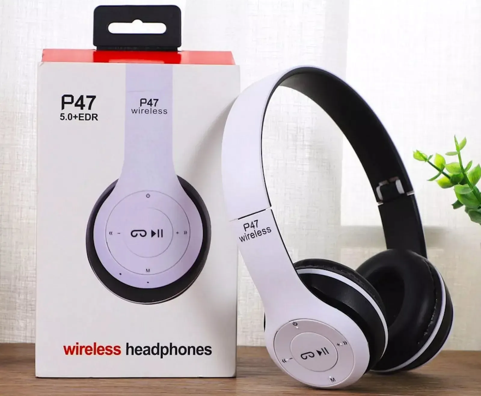 Wireless Bluetooth 5.0 Headphones Headset Over-Ear FM Radio MIC