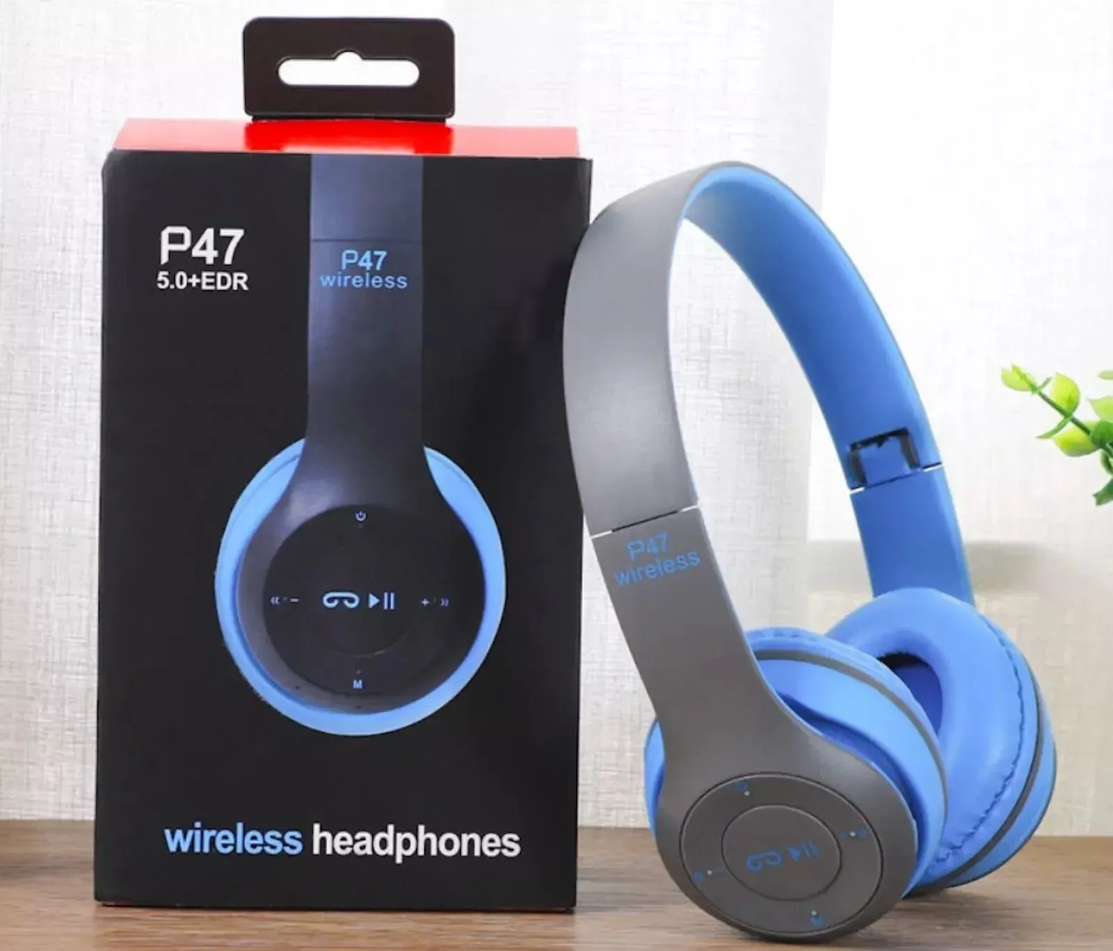 Wireless Bluetooth 5.0 Headphones Headset Over-Ear FM Radio MIC