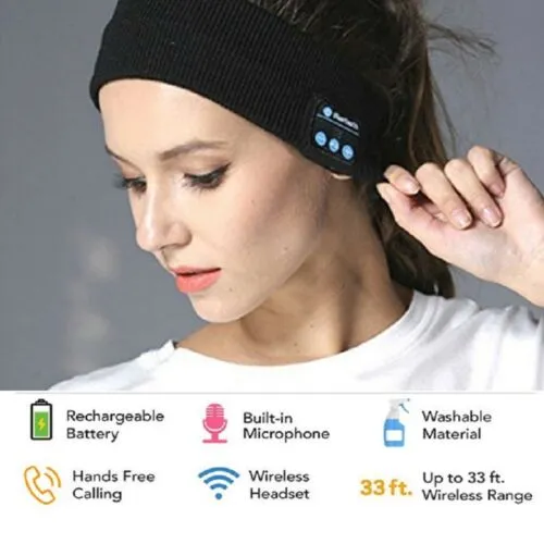 Wireless Bluetooth Stereo Headphones - Running Earphone/Music Headband