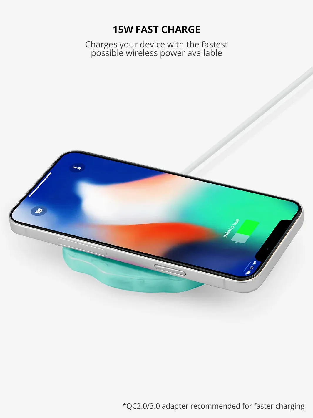 Wireless Charger Aqua Crystal