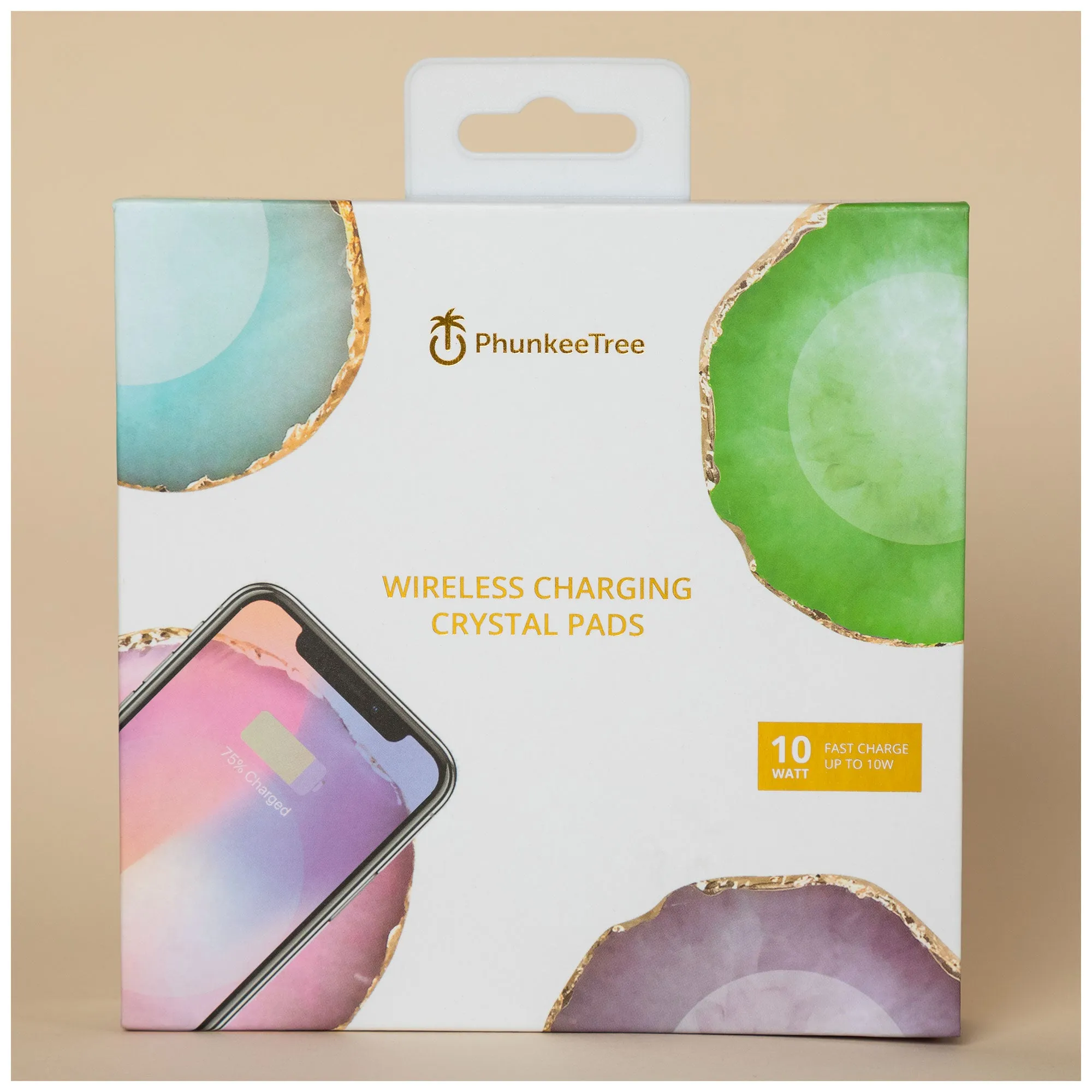 Wireless Charging Agate Crystal Pad