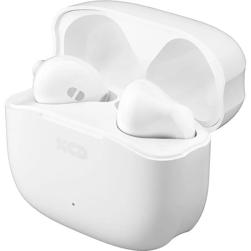 XCD XCD23005 TWS Noise Cancelling Stem In-Ear Headphones (White)