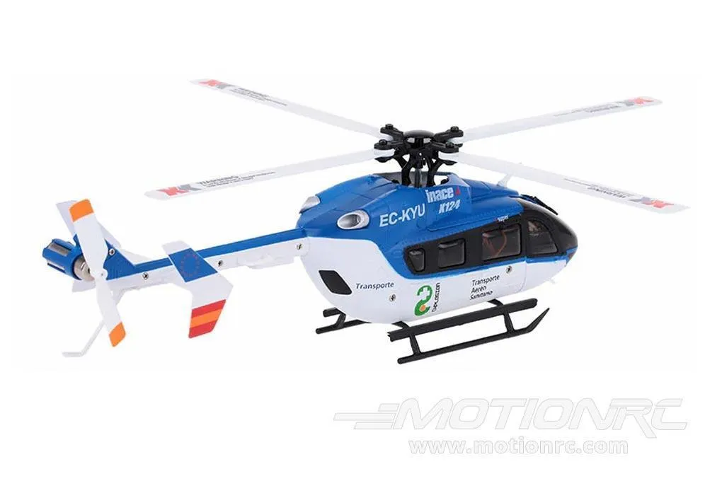 XK K124 Blue 120 Size Gyro Stabilized Helicopter - RTF