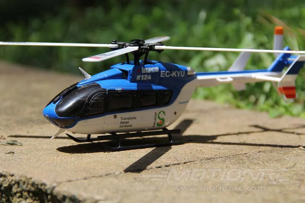 XK K124 Blue 120 Size Gyro Stabilized Helicopter - RTF