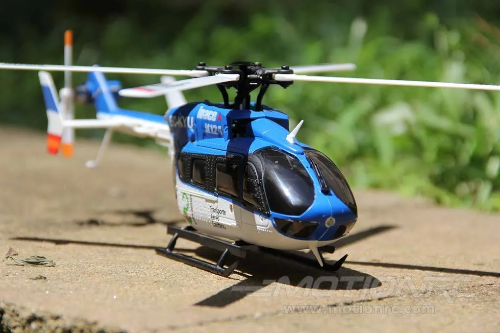 XK K124 Blue 120 Size Gyro Stabilized Helicopter - RTF