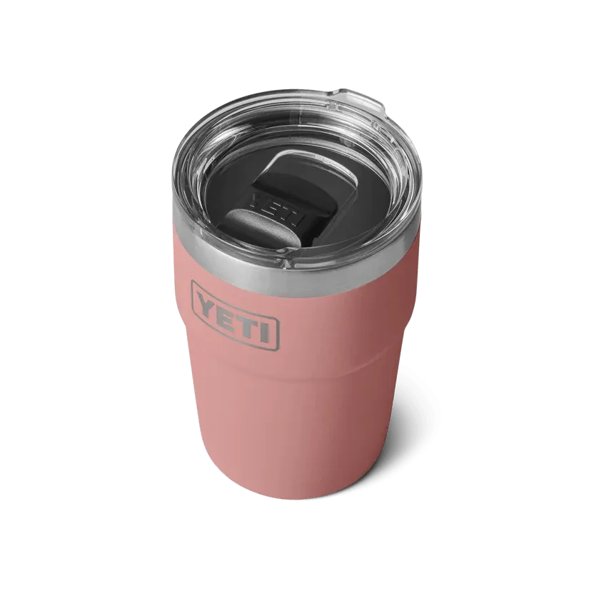 YETI - Rambler® 16oz (473ml) Stackable Cup with MAGSLIDER™ LID - Sandstone Pink