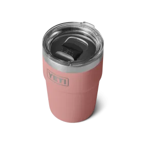 YETI - Rambler® 16oz (473ml) Stackable Cup with MAGSLIDER™ LID - Sandstone Pink