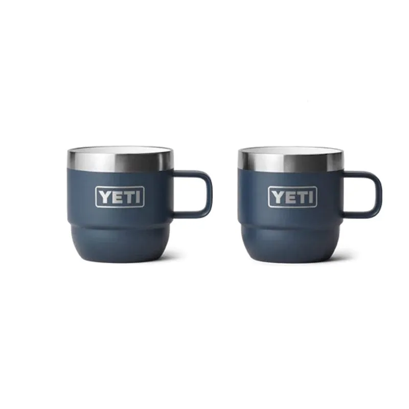 YETI | Rambler® 6 oz (177 ml) Stackable Mugs - Pack Of Two (Various Colours)