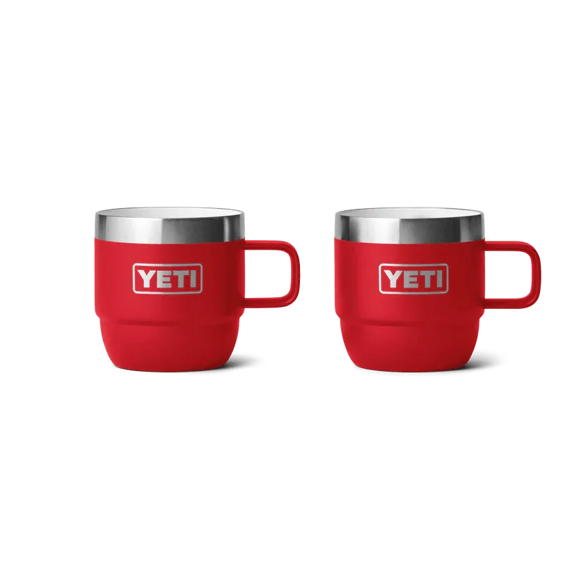 YETI | Rambler® 6 oz (177 ml) Stackable Mugs - Pack Of Two (Various Colours)