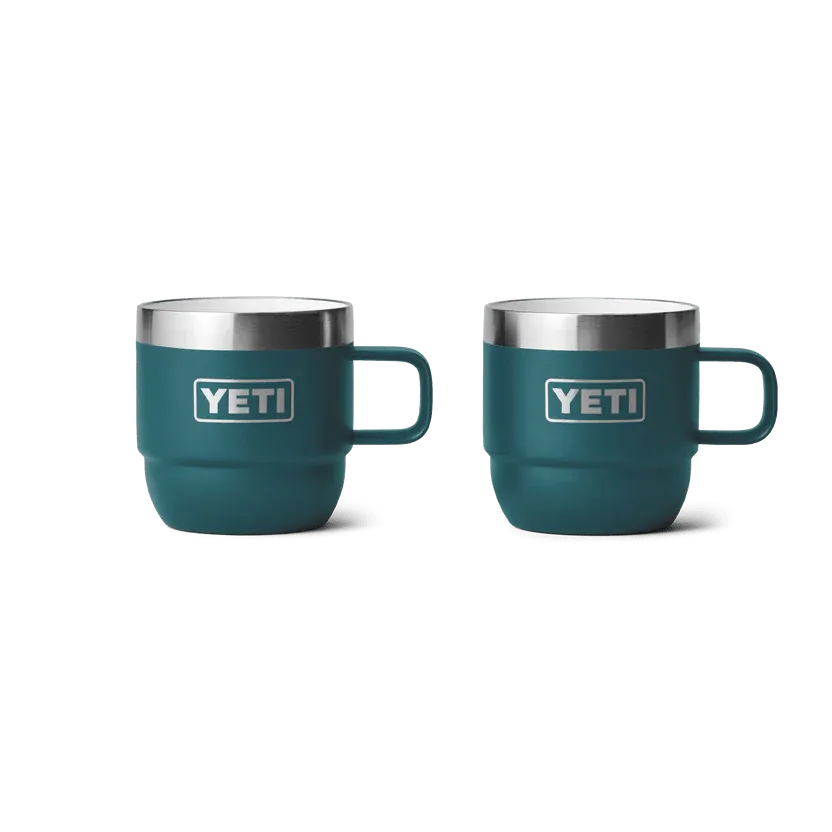 YETI | Rambler® 6 oz (177 ml) Stackable Mugs - Pack Of Two (Various Colours)