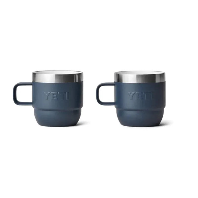 YETI | Rambler® 6 oz (177 ml) Stackable Mugs - Pack Of Two (Various Colours)