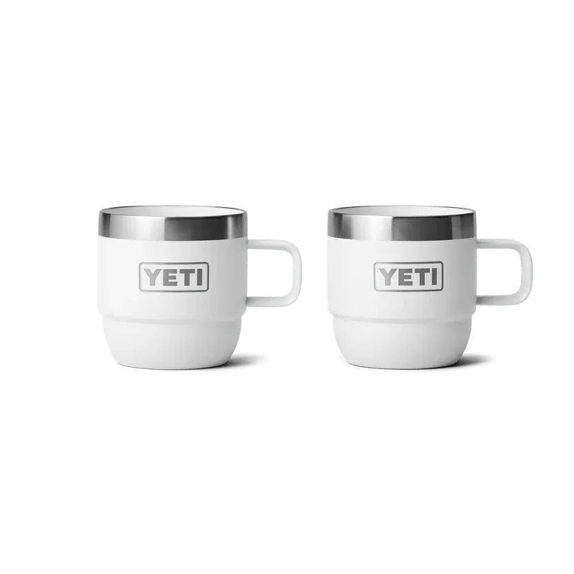 YETI | Rambler® 6 oz (177 ml) Stackable Mugs - Pack Of Two (Various Colours)