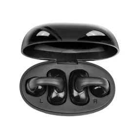 YouthWhisper Open Ear Clips on Headphones Wireless Earbuds Bluetooth Stereo Sport Earphones with Mic Noise Canceling Lightweight Waterproof