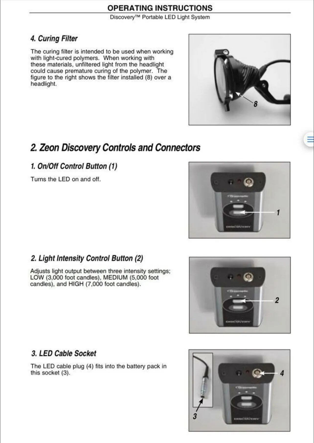 Zeon Discovery by Orascoptic Dental Surgical Loupe Light System With 3 Years Warranty